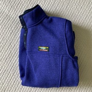LL Bean Fleece Pullover - Purple - Kids Sz 18